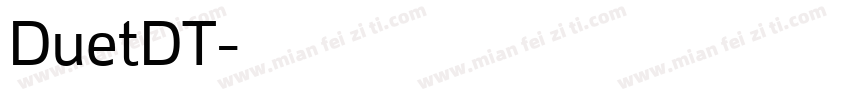 DuetDT字体转换