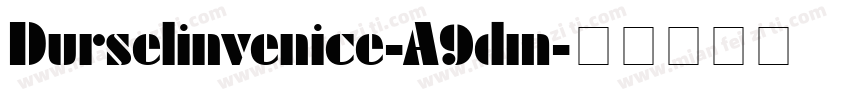 Durselinvenice-A9dm字体转换