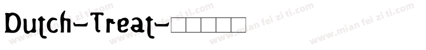 Dutch-Treat字体转换