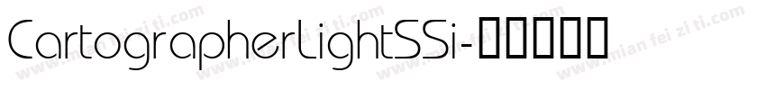 CartographerLightSSi字体转换