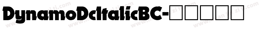 DynamoDcItalicBC字体转换
