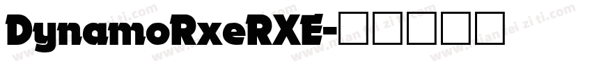 DynamoRxeRXE字体转换