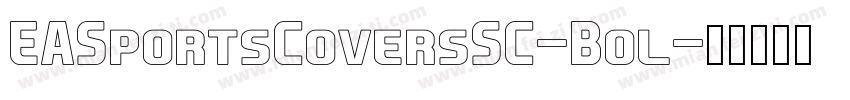 EASportsCoversSC-Bol字体转换