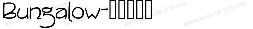 Bungalow字体转换