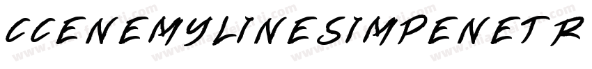 CCEnemyLinesImpenetr字体转换