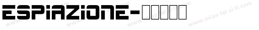 espiazione字体转换