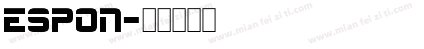 espon字体转换