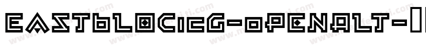 EastBlocICG-OpenAlt字体转换