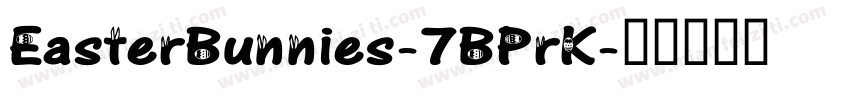 EasterBunnies-7BPrK字体转换