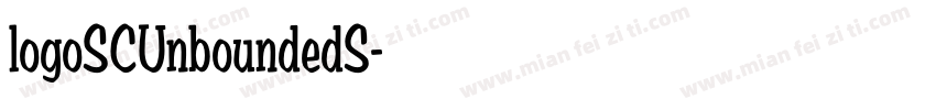 logoSCUnboundedS字体转换