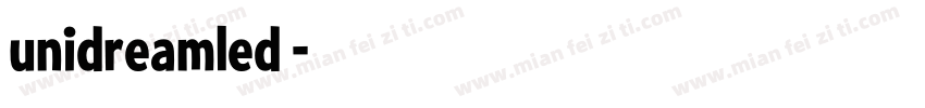 unidreamled液字体转换