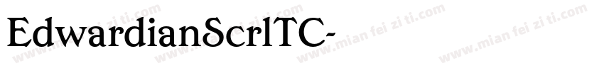 EdwardianScrlTC字体转换