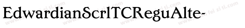 EdwardianScrlTCReguAlte字体转换