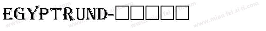 EgyptRund字体转换