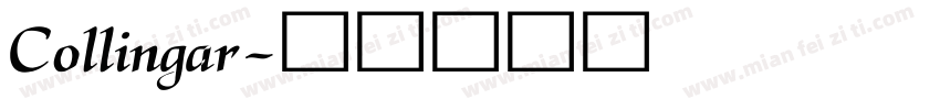 Collingar字体转换