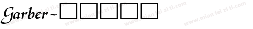 Garber字体转换