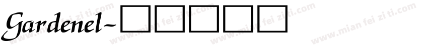 Gardenel字体转换