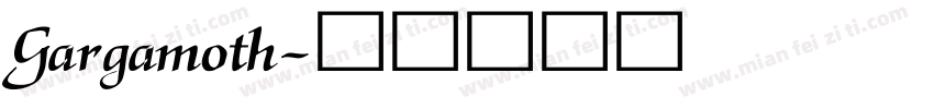 Gargamoth字体转换