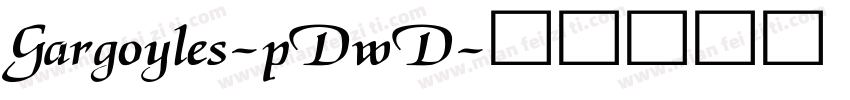 Gargoyles-pDwD字体转换
