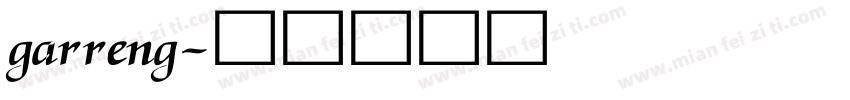 garreng字体转换