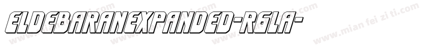 EldebaranExpanded-R6LA字体转换