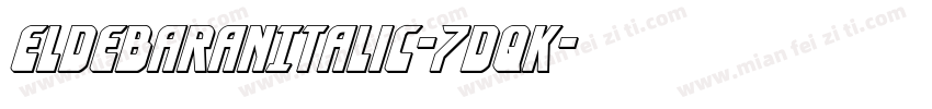 EldebaranItalic-7dqK字体转换