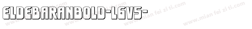 EldebaranBold-L6v5字体转换
