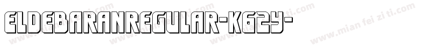 EldebaranRegular-K62y字体转换