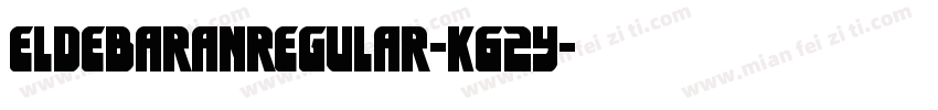 EldebaranRegular-K62y字体转换