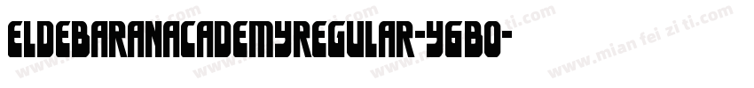 EldebaranAcademyRegular-Y6BO字体转换