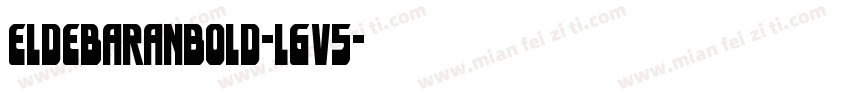 EldebaranBold-L6v5字体转换