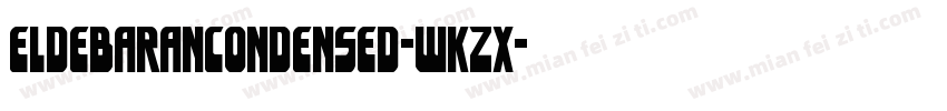 EldebaranCondensed-wKZx字体转换
