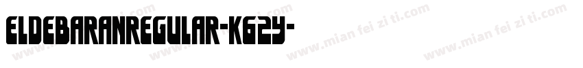 EldebaranRegular-K62y字体转换