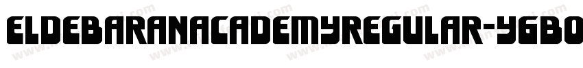 EldebaranAcademyRegular-Y6BO字体转换
