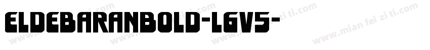 EldebaranBold-L6v5字体转换