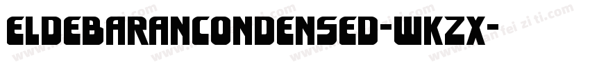 EldebaranCondensed-wKZx字体转换
