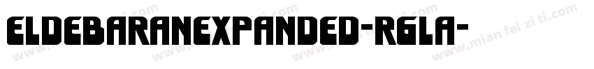 EldebaranExpanded-R6LA字体转换