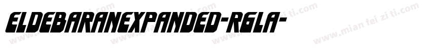 EldebaranExpanded-R6LA字体转换