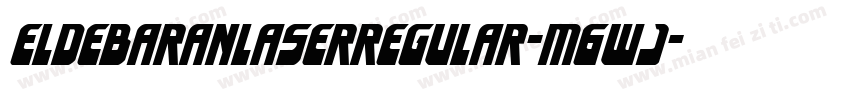 EldebaranLaserRegular-M6wJ字体转换