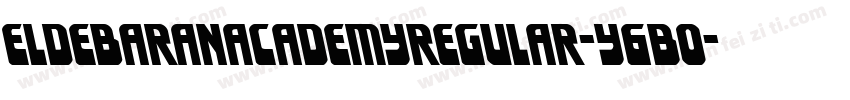 EldebaranAcademyRegular-Y6BO字体转换