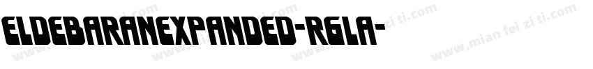 EldebaranExpanded-R6LA字体转换