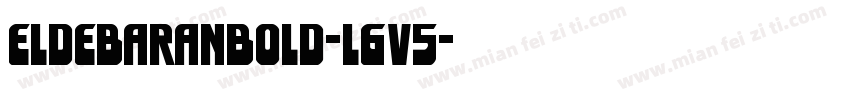 EldebaranBold-L6v5字体转换