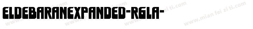 EldebaranExpanded-R6LA字体转换