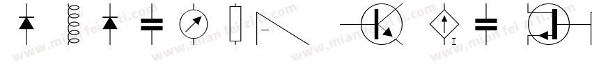electronicFont字体转换