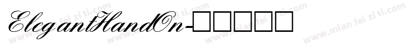 ElegantHandOn字体转换