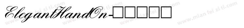 ElegantHandOn字体转换