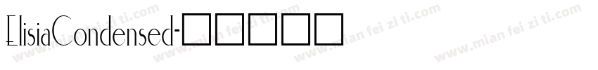 ElisiaCondensed字体转换