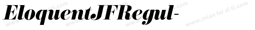 EloquentJFRegul字体转换
