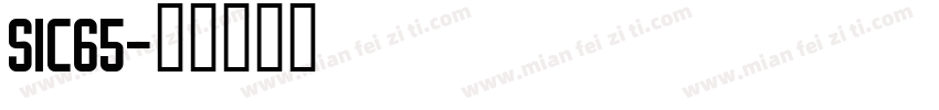 SIC65字体转换