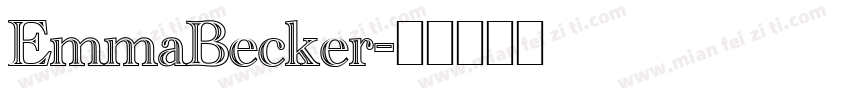 EmmaBecker字体转换